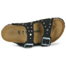 Birkenstock Arizona Kids Rivet Zapatillas sint&eacute;ticas/suaves/negras/estrechas para ni&ntilde;as - 6