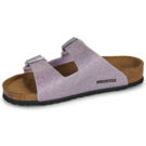 BIRKENSTOCK Arizona Kids Birko-flor / Shiny / Glitter / Purple / Stretto Viola Ciabatta Bambina - 4