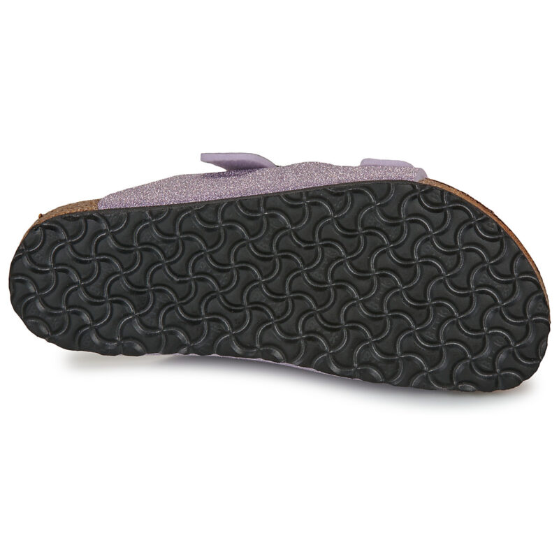 BIRKENSTOCK Arizona Kids Birko-flor / Shiny / Glitter / Purple / Stretto Viola Ciabatta Bambina - 7