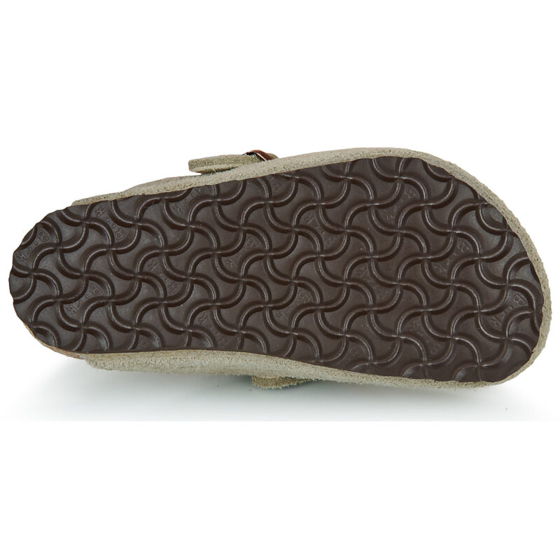 BIRKENSTOCK Boston Kids Suede / Taupe / Stretto Beige Zoccoli Bambina - 7