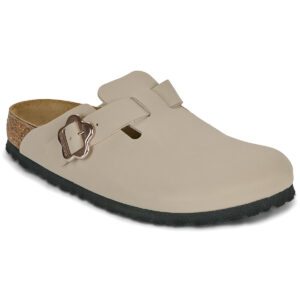 Scarpe bambini ragazza BIRKENSTOCK  Boston Kids Flower Buckle  Beige BIRKENSTOCK