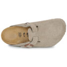 BIRKENSTOCK Boston Kids LEVE Taupe Suede / Taupe / Stretto Beige Zoccoli Bambina - 6