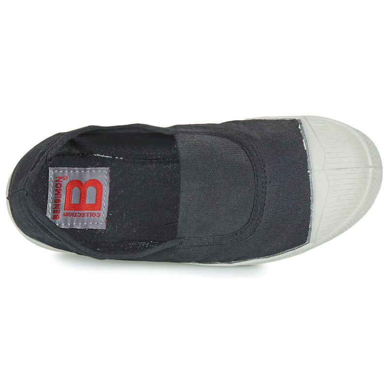 Bensimon TENNIS ELASTIQUE Nero Slip on Bambina - 6