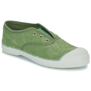 Scarpe bambini ragazza Bensimon  TENNIS ELLY BRODERIE ANGLAISE  Verde Bensimon 3608545953385