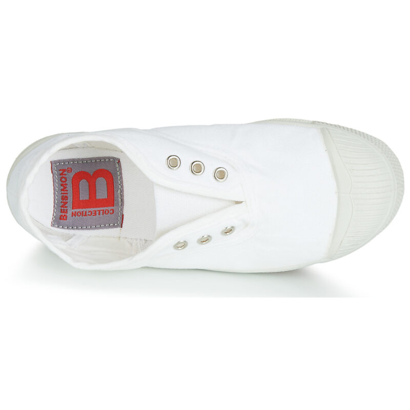 Bensimon TENNIS ELLY White Slip on Girls - 6