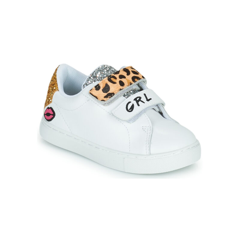 Bons baisers de Paname MINI EDITH GRL PWR Bianco Sneakers Bambina - 1