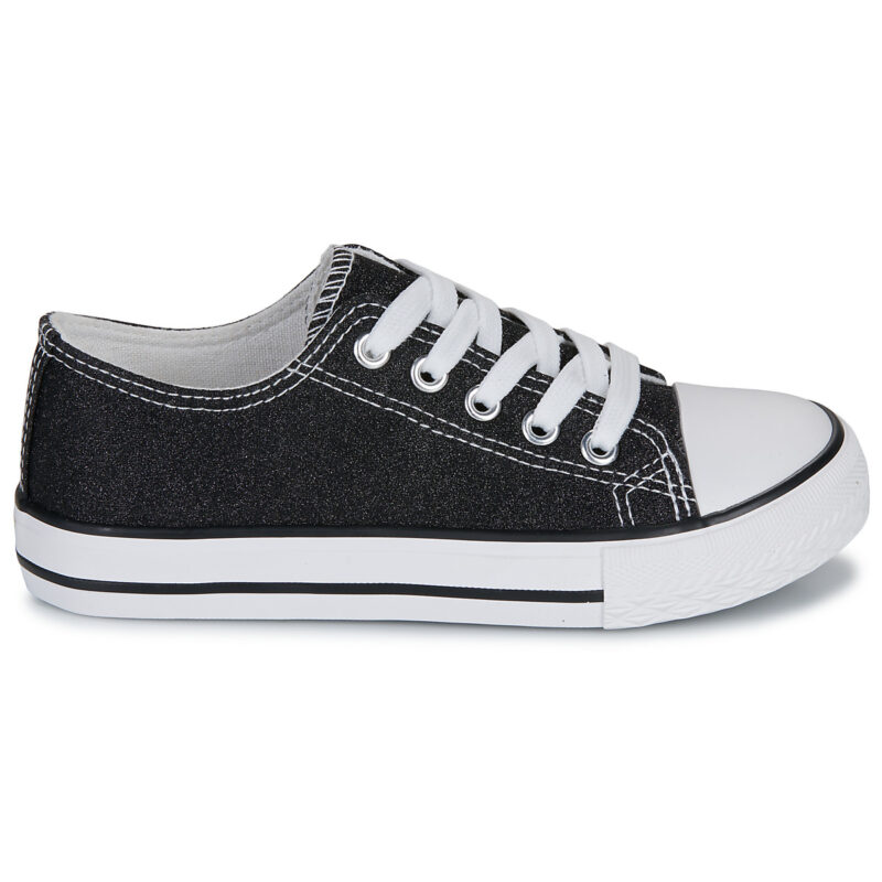 Citrouille et Compagnie OTAL PAILLETTES Nero Sneakers Bambina - 2