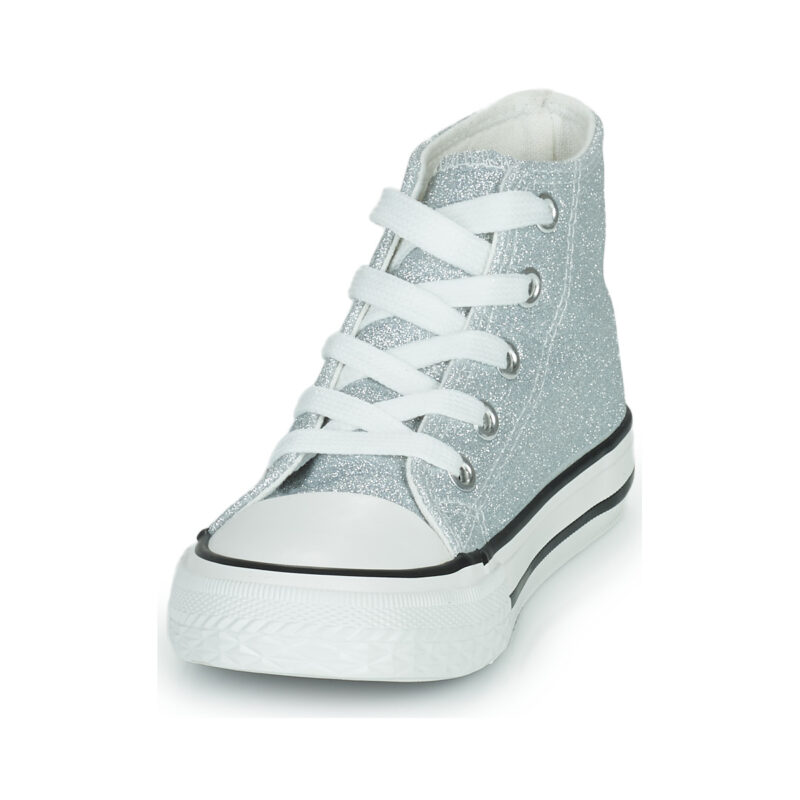 Citrouille et Compagnie OUTIL SEQUINS Zapatillas plateadas para ni&ntilde;a - 3