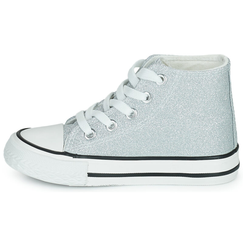 Citrouille et Compagnie OUTIL SEQUINS Zapatillas plateadas para ni&ntilde;a - 4