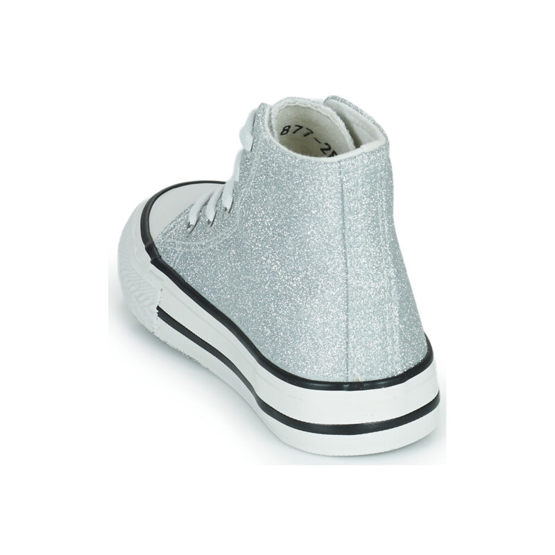 Citrouille et Compagnie OUTIL SEQUINS Zapatillas plateadas para ni&ntilde;a - 5