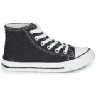 Citrouille et Compagnie OUTIL PAILLETTES Nero Sneakers Bambina - 2