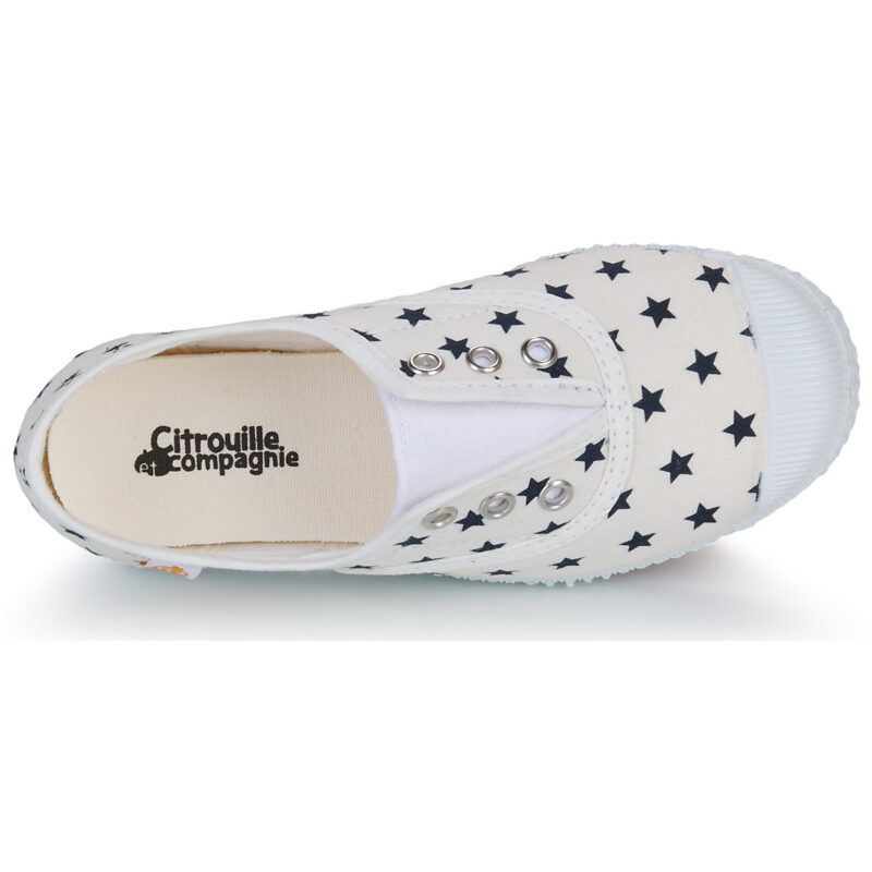 Citrouille et Compagnie WOODEN Bianco Sneakers Bambina - 6