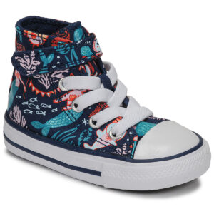 Scarpe bambini ragazza Converse  CHUCK TAYLOR ALL STAR 1V UNDERWATER PARTY  Blu Converse 888757854387