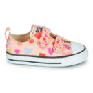 Converse CHUCK TAYLOR ALL STAR 2V ALWAYS ON HEARTS OX Pink Toddler Sneakers - 2
