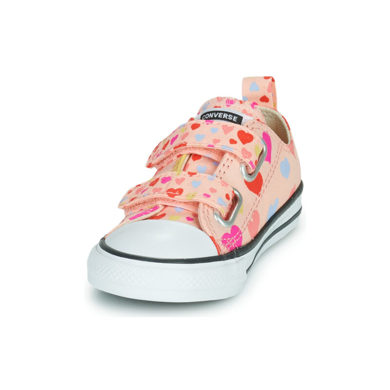 Converse CHUCK TAYLOR ALL STAR 2V ALWAYS ON HEARTS OX Pink Toddler Sneakers - 3