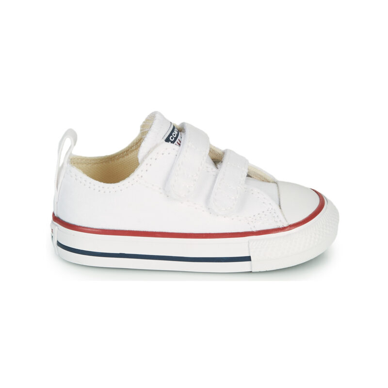 Converse CHUCK TAYLOR ALL STAR 2V FOUNDATION OX Bianco - Sneakers Bambina - 2