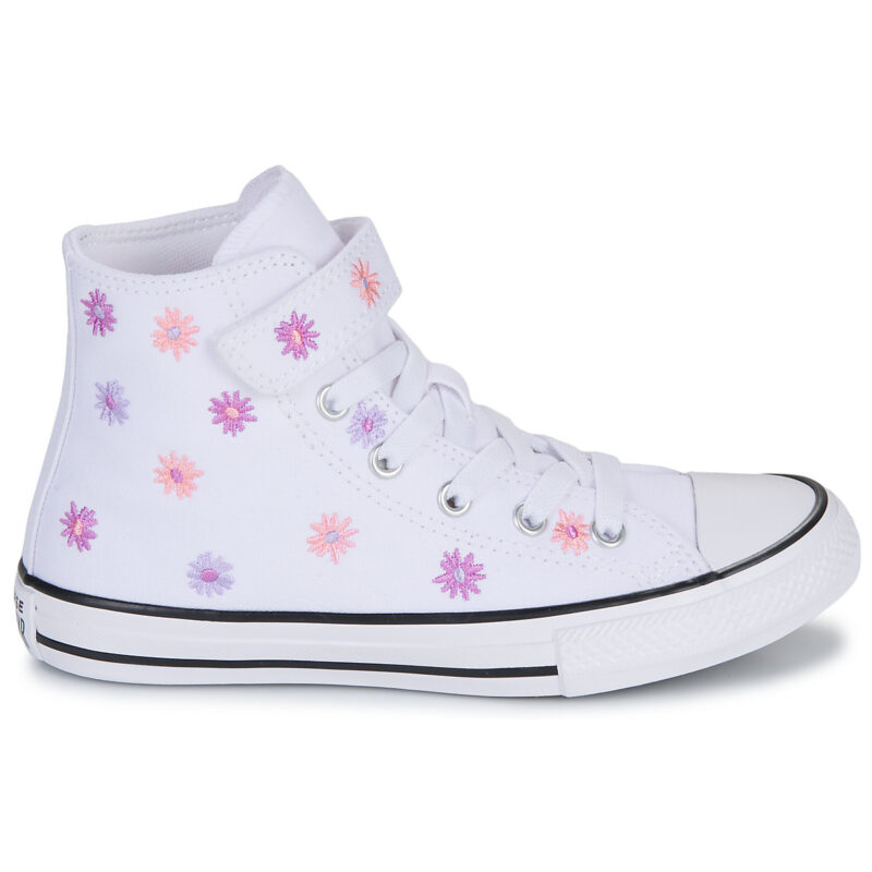 Converse CHUCK TAYLOR ALL STAR ALLOVER FLORALS EASY ON Bianco Sneakers Bambina - 2