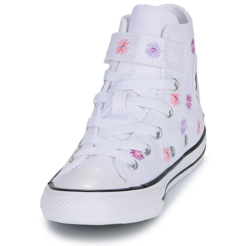 Converse CHUCK TAYLOR ALL STAR ALLOVER FLORALS EASY ON Bianco Sneakers Bambina - 3
