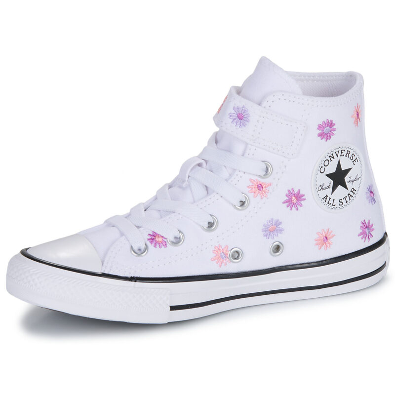 Converse CHUCK TAYLOR ALL STAR ALLOVER FLORALS EASY ON Bianco Sneakers Bambina - 4