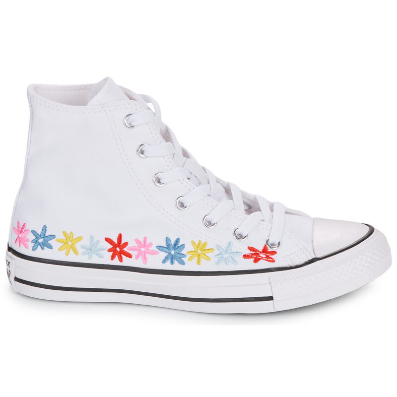 Converse CHUCK TAYLOR ALL STAR Bianco Sneakers Bambina - 2