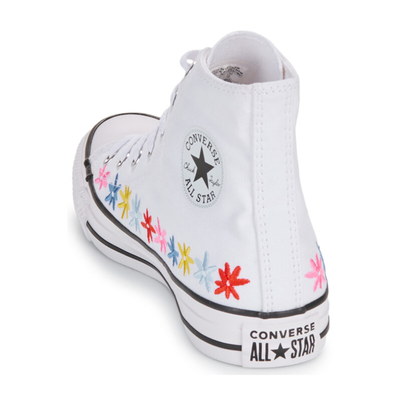 Converse CHUCK TAYLOR ALL STAR Bianco Sneakers Bambina - 5