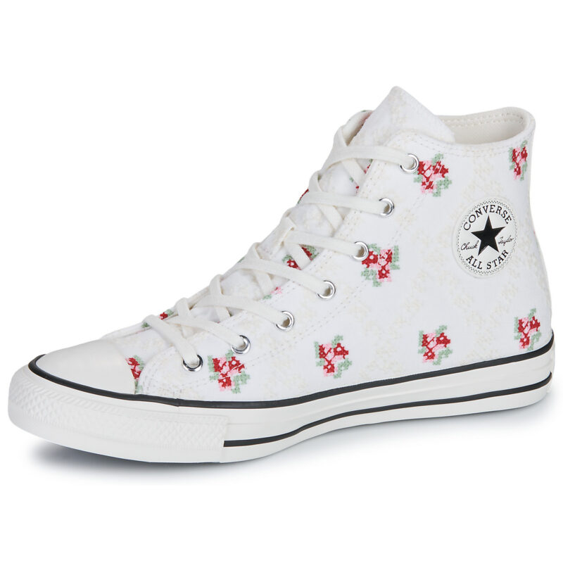 Converse CHUCK TAYLOR ALL STAR Bianco Sneakers Bambina - 4