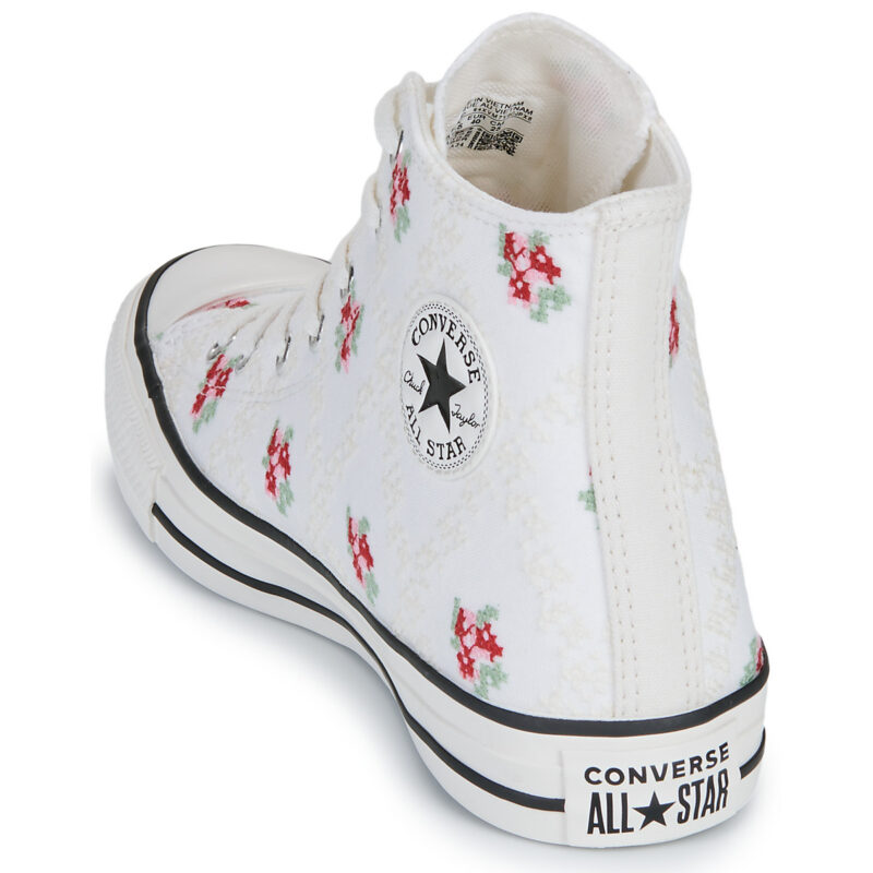 Converse CHUCK TAYLOR ALL STAR Bianco Sneakers Bambina - 5