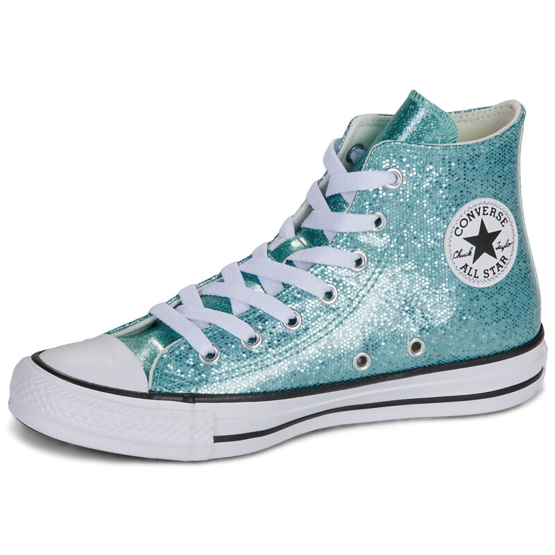 Converse Baskets CHUCK TAYLOR ALL STAR bleues pour filles - 4