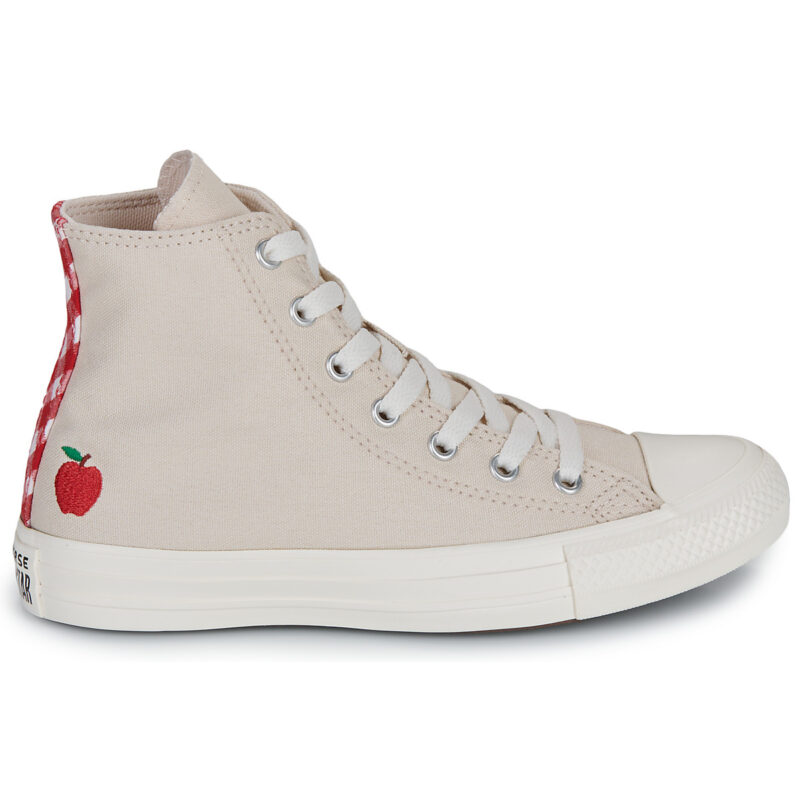 Converse CHUCK TAYLOR ALL STAR CHECKERED ACCENTS Bianco - Sneakers Bambina - 2