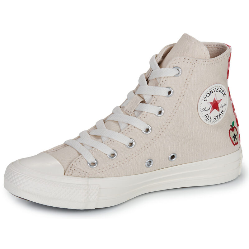 Converse CHUCK TAYLOR ALL STAR CHECKERED ACCENTS Bianco - Sneakers Bambina - 4