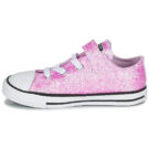 Converse CHUCK TAYLOR ALL STAR COATED GLITTER 1V - OX Girls' Sneakers - 4