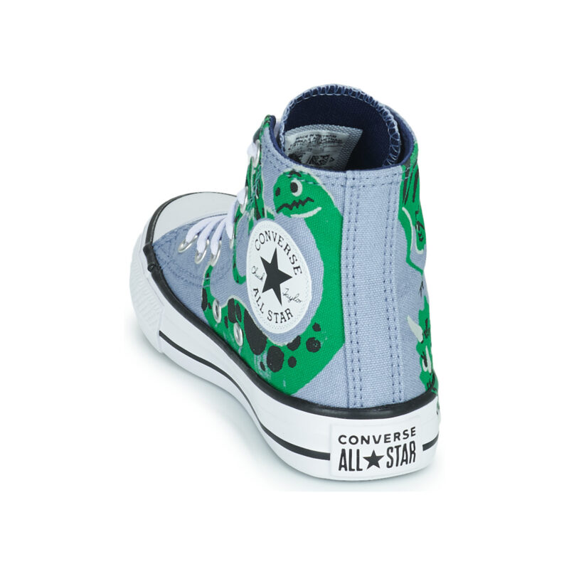 Converse CHUCK TAYLOR ALL STAR DINO DAZE HI Blu Sneakers Bambina - 5