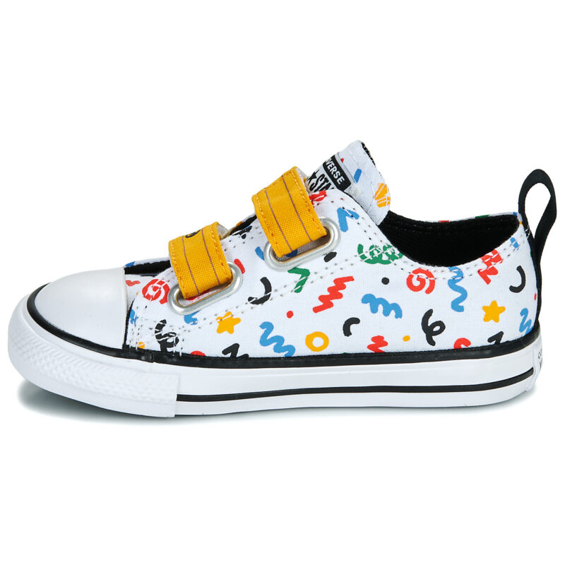 Converse CHUCK TAYLOR ALL STAR EASY-ON DOODLES Bianco Sneakers Bambina - 4