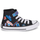 Converse CHUCK TAYLOR ALL STAR EASY-ON STICKERS Nero Sneakers Bambina - 2