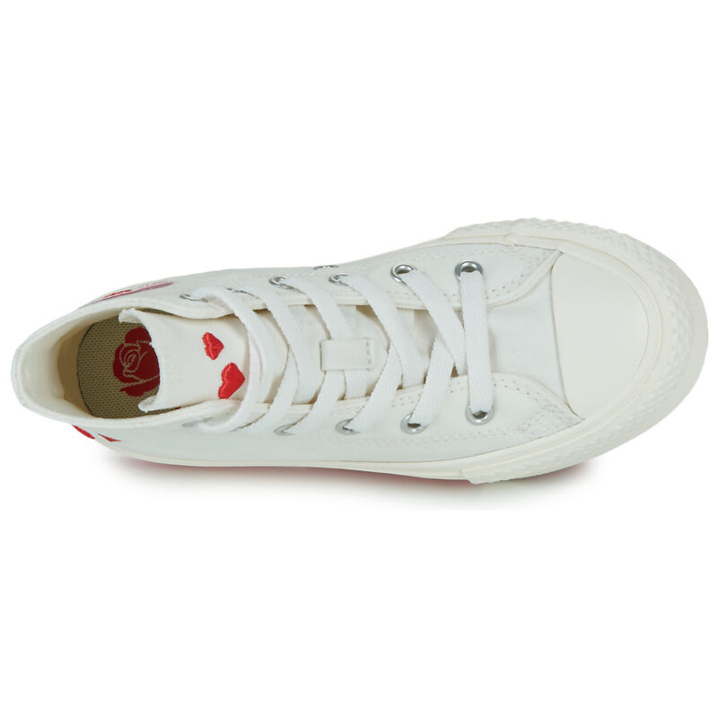 Converse CHUCK TAYLOR ALL STAR EVA LIFT Bianco Sneakers Bambina - 6