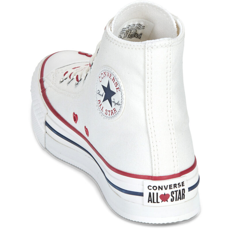 Converse CHUCK TAYLOR ALL STAR EVA LIFT Bianco Sneakers Bambina - 5