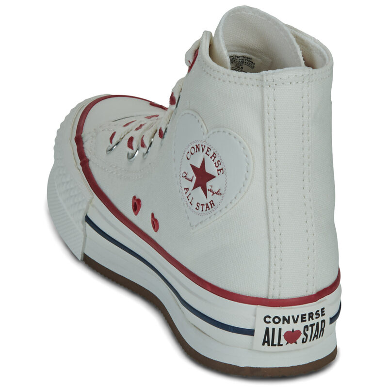 Converse CHUCK TAYLOR ALL STAR EVA LIFT Bianco Sneakers Bambina - 5
