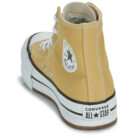 Converse CHUCK TAYLOR ALL STAR EVA LIFT Jaune Baskets Fille - 5