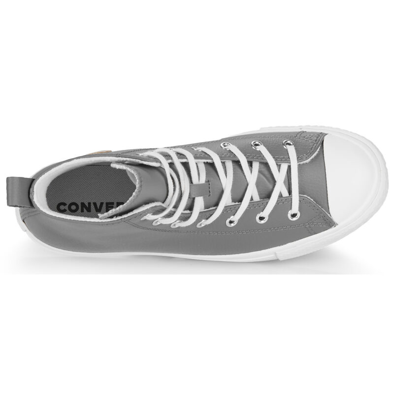 Converse Baskets Chuck Taylor All Star EVA Lift en cuir gris pour fille - 6