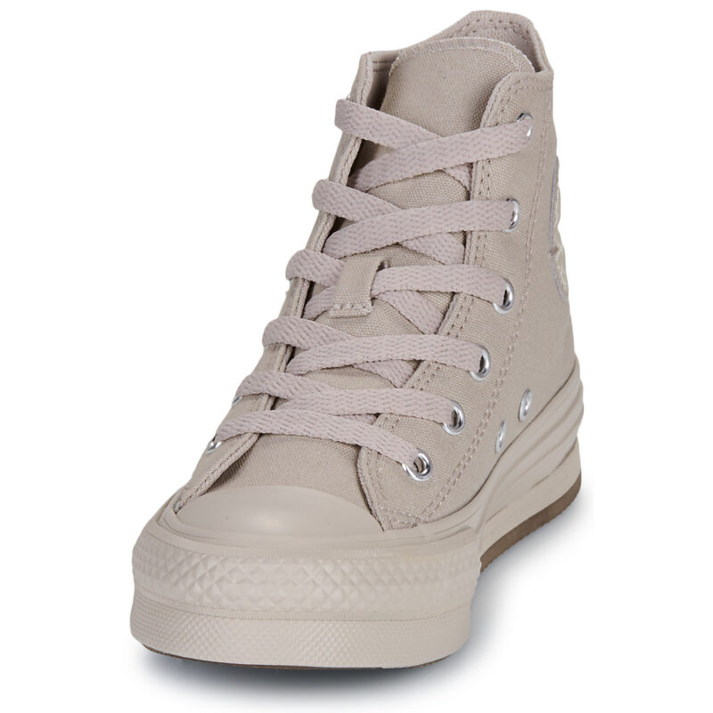 Converse CHUCK TAYLOR ALL STAR EVA LIFT MONOCHROME Beige Sneakers Bambina - 3