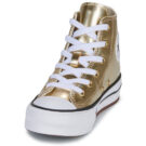 Converse CHUCK TAYLOR ALL STAR EVA LIFT PLATFORM METALLIC Oro Sneakers Bambina - 3
