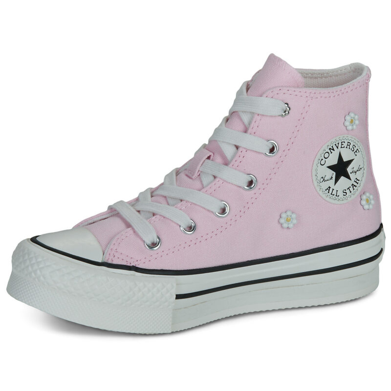 Converse Baskets roses CHUCK TAYLOR ALL STAR EVA LIFT pour filles - 4
