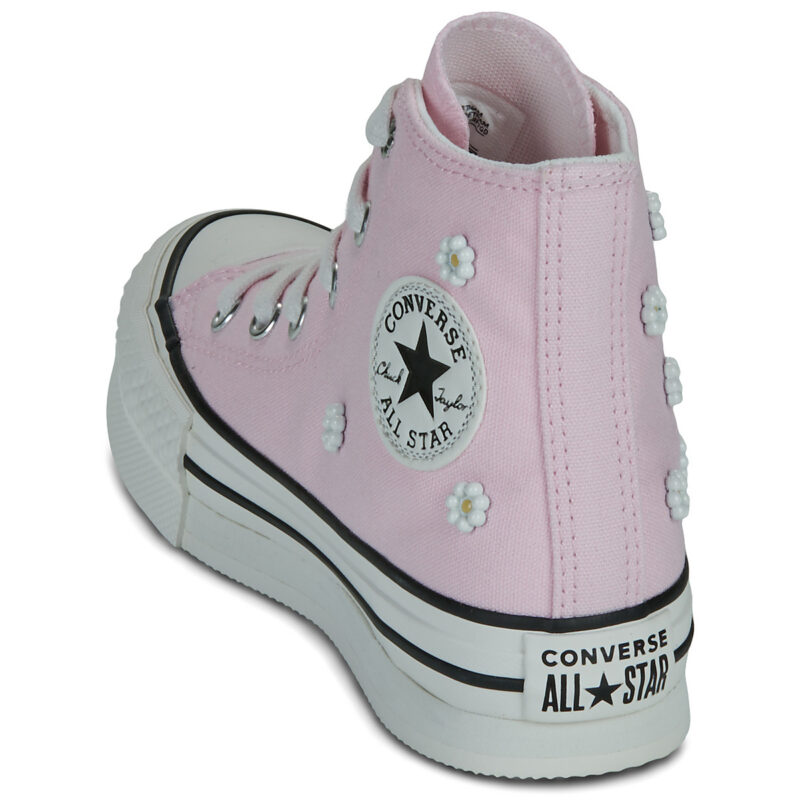 Converse Baskets roses CHUCK TAYLOR ALL STAR EVA LIFT pour filles - 5