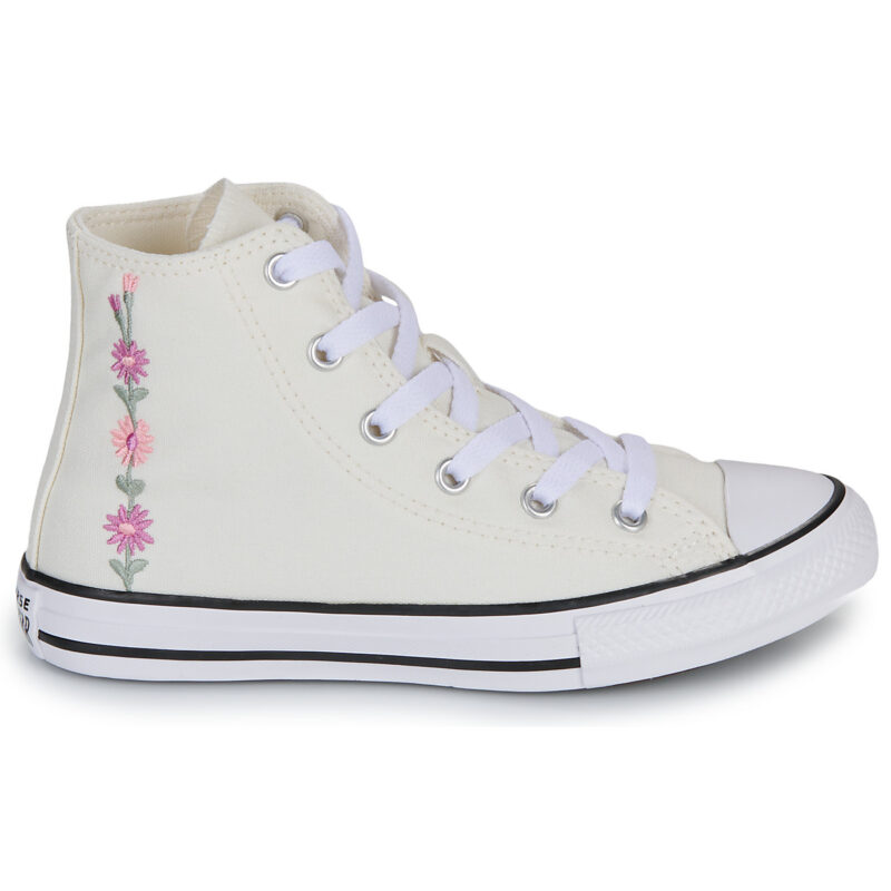 Converse CHUCK TAYLOR ALL STAR FLORALS Beige Sneakers Bambina - 2