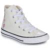 Scarpe bambini ragazza Converse  CHUCK TAYLOR ALL STAR FLORALS  Beige Converse 194435567259