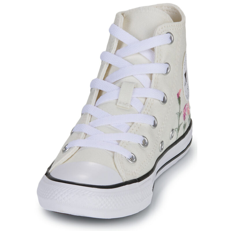 Converse CHUCK TAYLOR ALL STAR FLORALS Beige Sneakers Bambina - 3