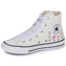 Converse CHUCK TAYLOR ALL STAR FLORALS Beige Sneakers Bambina - 4