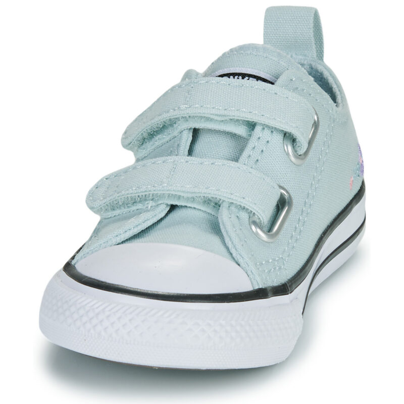 Converse Baskets CHUCK TAYLOR ALL STAR FLORALS EASY ON bleues pour fille - 3