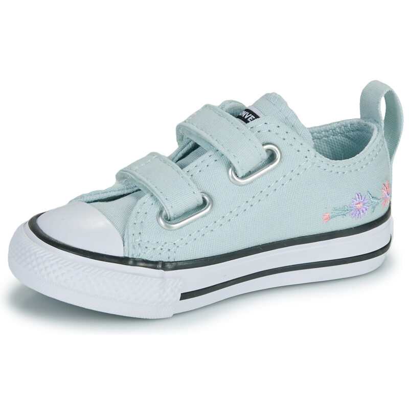Converse Baskets CHUCK TAYLOR ALL STAR FLORALS EASY ON bleues pour fille - 4