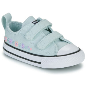 Scarpe bambini ragazza Converse  CHUCK TAYLOR ALL STAR FLORALS EASY ON  Blu Converse 194435568720